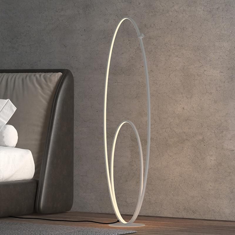 LED Floor Lamp Nordic Living Room Bedroom Bedside Vertical Table Lamp