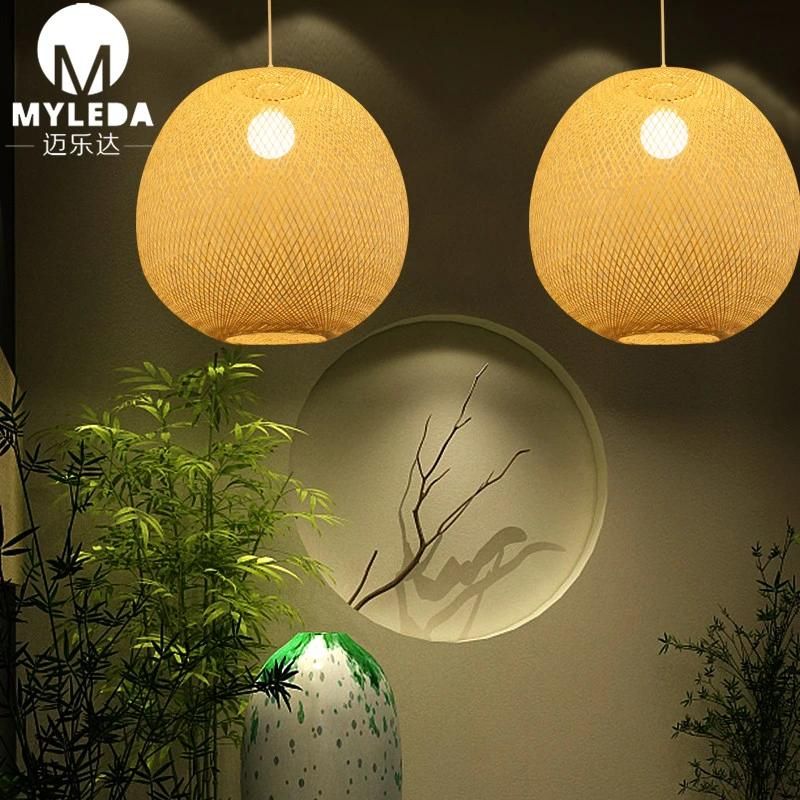 Cage Traditional Handmade Bamboo Lamp Pendant Light