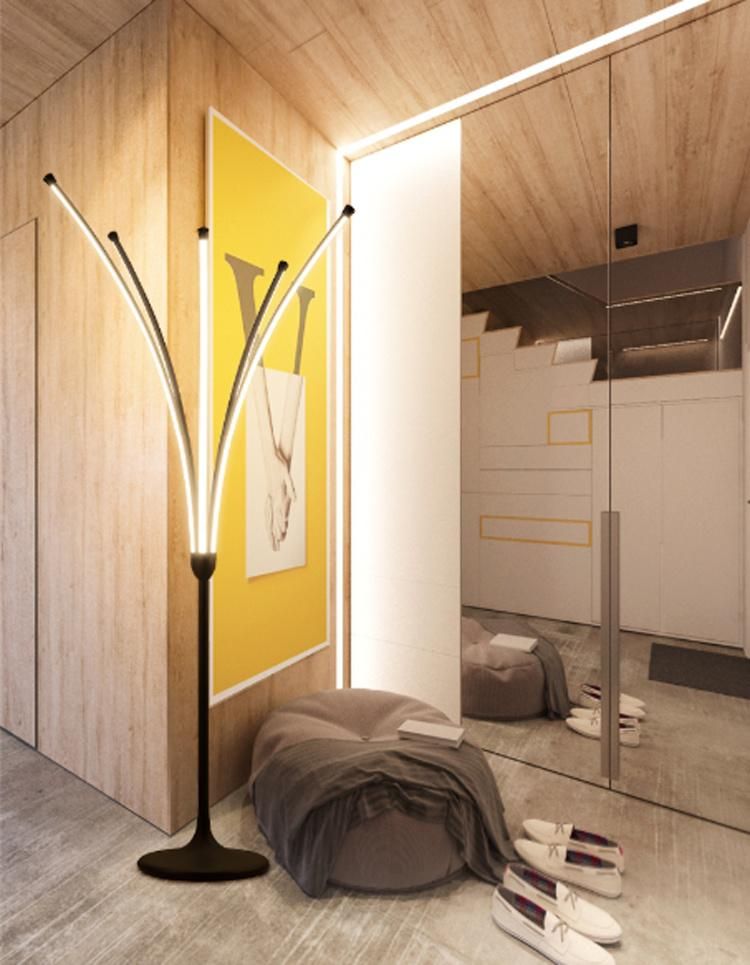 LED Light Ceiling Pendent Acrylic Modern Floor Lamp