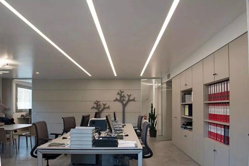 Alu Recessed Aluminum LED Profiles with Diffuser for Housing LED Tape