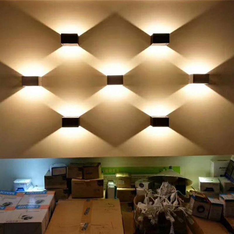 Modern Exterior Wall Sconces out Door Lights White LED Light Wall