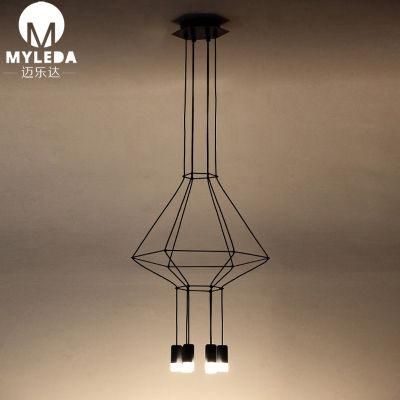 New Modern Metal Luxury Acrylic Hotel Hall Restaurant Chandelier Pendant Light