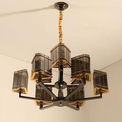 Luxury Crystal Bedroom Living Room Neo-Classical Creative Restaurant Art Pendant Chandelier Lamps