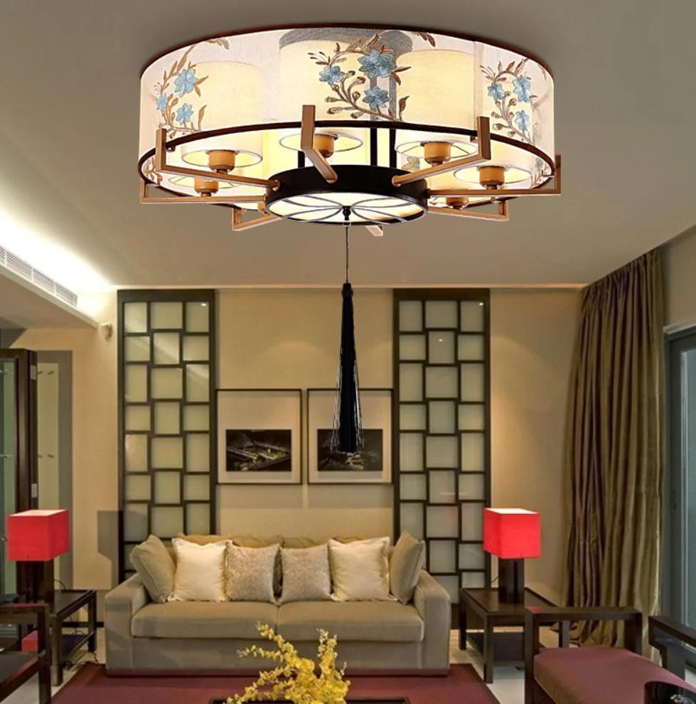 Zhongshan Factory China Style LED Panel Chandelier Pendant Lamp Ceiling Lights for Living Room
