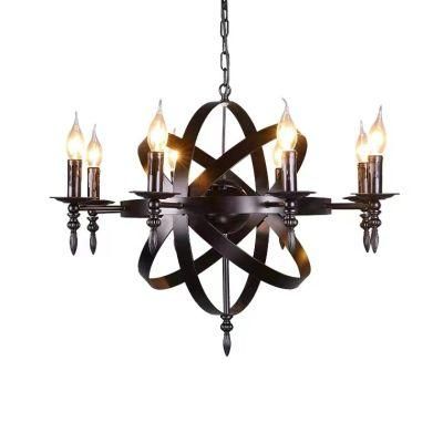 American Type Iron Pendant Hanging Light Chandeliers Modern Decorative Pendant Light