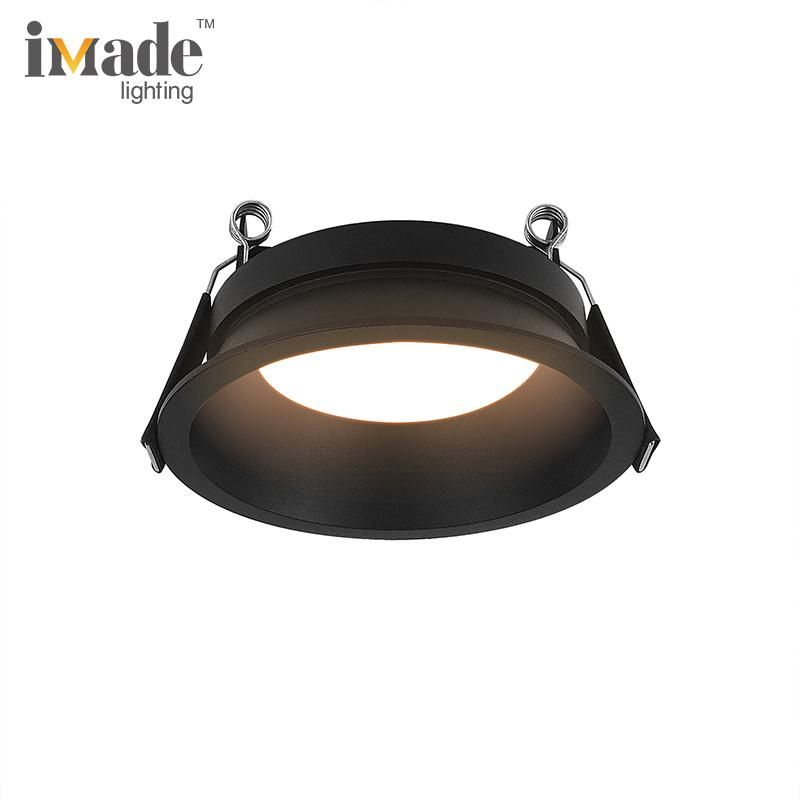 Home Office Modern Aluminum Housing Anti Glare SMD Indoor Recessed LED Downlight