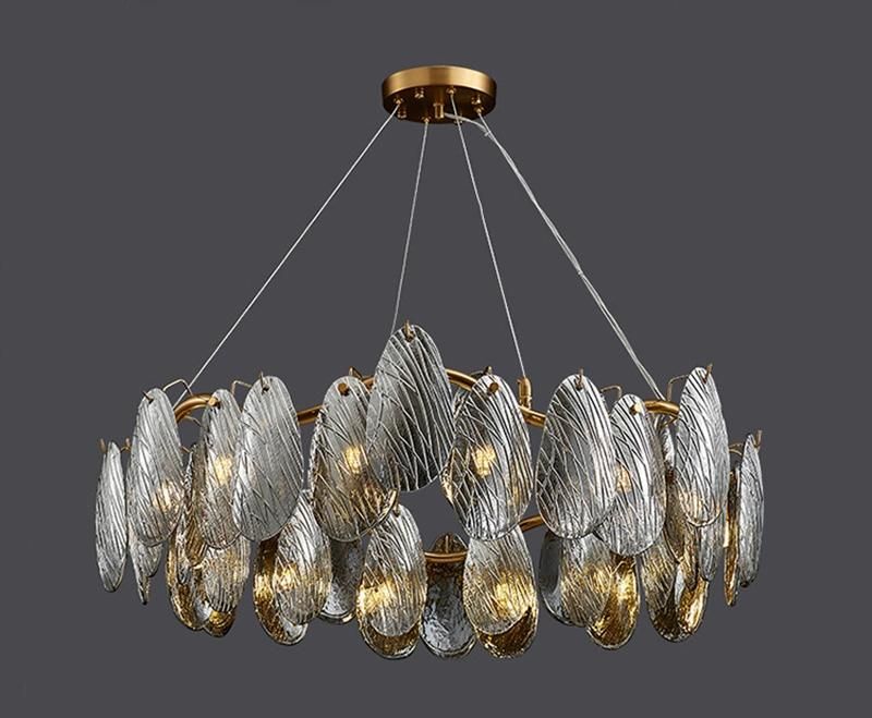 Luxry Crystal Light Indoor Lighting Modern Pendant Lamp Chandelier Light for Living Room Dining Room Decoration