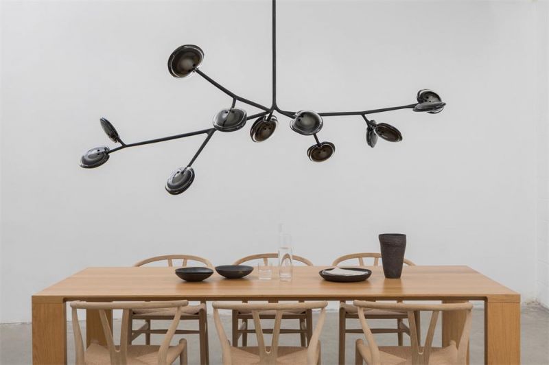 2022 Nordic Style Colorful Glass Ball Lamp Designer Lights for Ceiling Adjustable Shape Chandelier