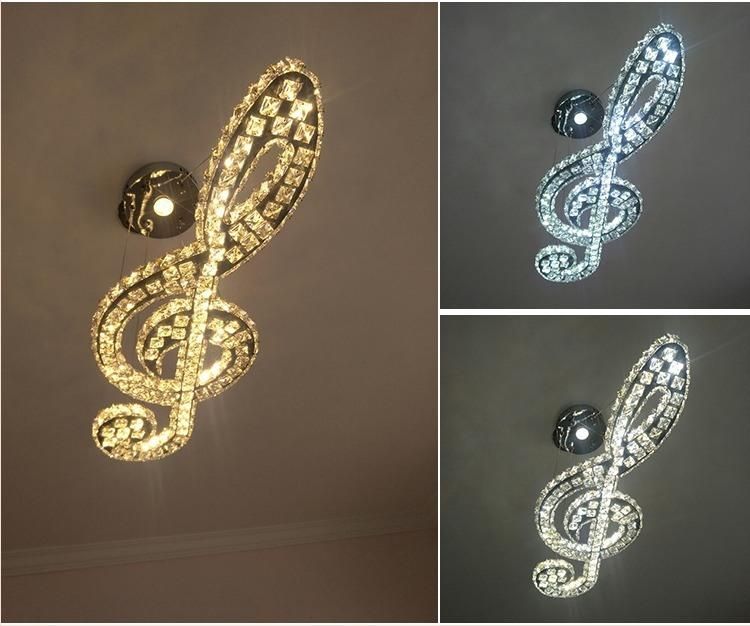 Crystal Glass Ceiling Lights Music Lampshade for Indoor Home Lighting Fixturs (WH-CA-50)