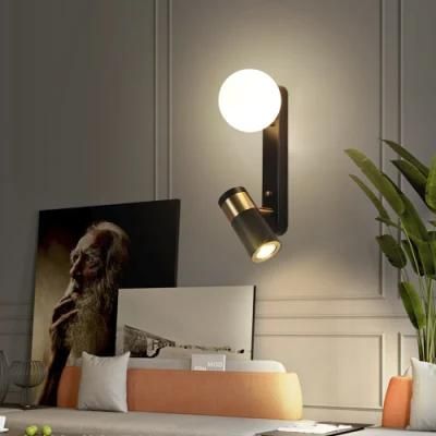 Bedroom Study Reading Lamp Headboard Wall Light Sconce Light Rotatable Metal Wall Lamp (WH-OR-143)