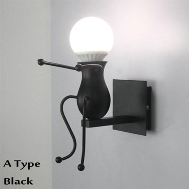 Human Shape Living Room Bed Side Stair Kitchen Mini Wall Lamp (WH-OR-53)