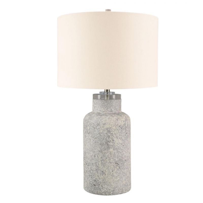 Wholesale Traditional Cylinder-Type Lampbase Ceramic Table Lamp Classic Porcelain Table Lamp for Living Room/Hotel