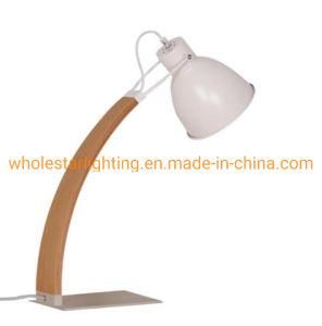 Reading lamp, wood desk lamp (WHT-5801)