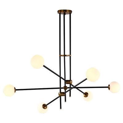 Dining Room Design Modern Metal Hanging Pendant Lamp with Glass