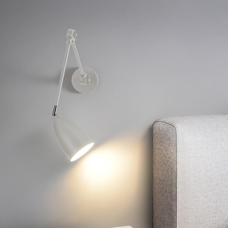 Bedside Lamp Telescopic Folding Arm Study Reading Light Industrial Style Wall Lamp