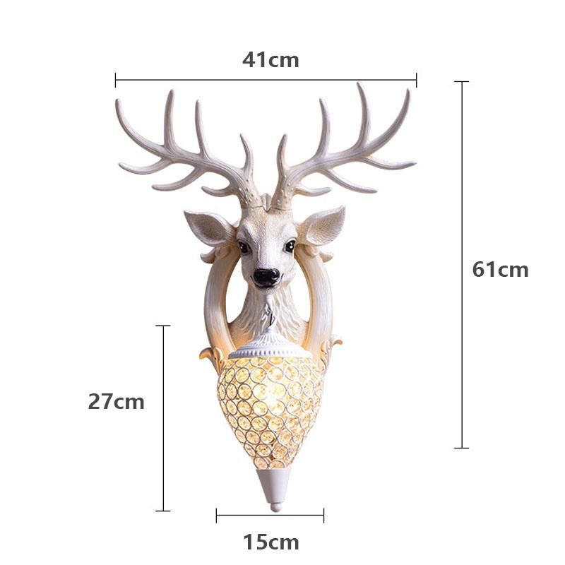 Antlers Indoor LED Wall Light LED Decoration for Wall Rustic Interior Lighting (WH-VR-64)