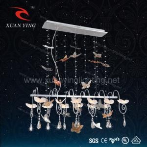 2013 New Style Butterfly Modern Crystal Pendant Lights with G4 (Mv68026A-12)