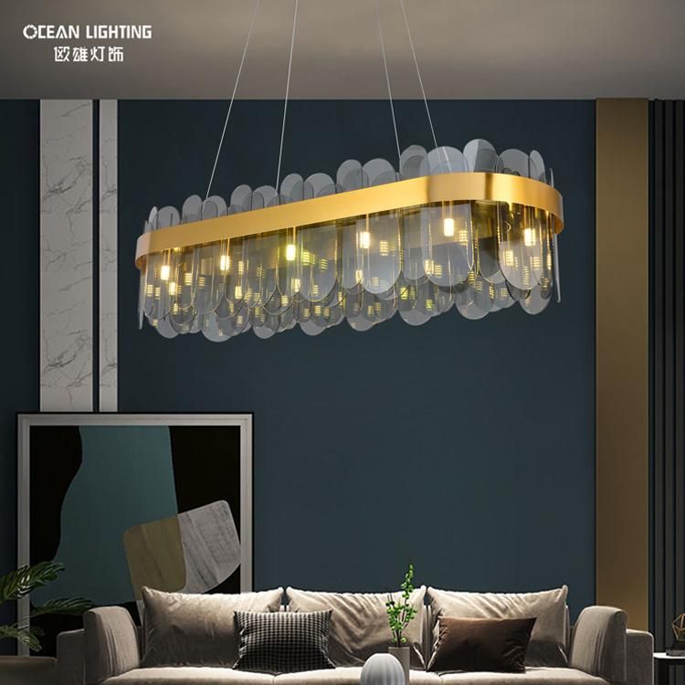 Modern Indoor Ocean Lighting Linear Pendant LED Light Pendant Chandelier