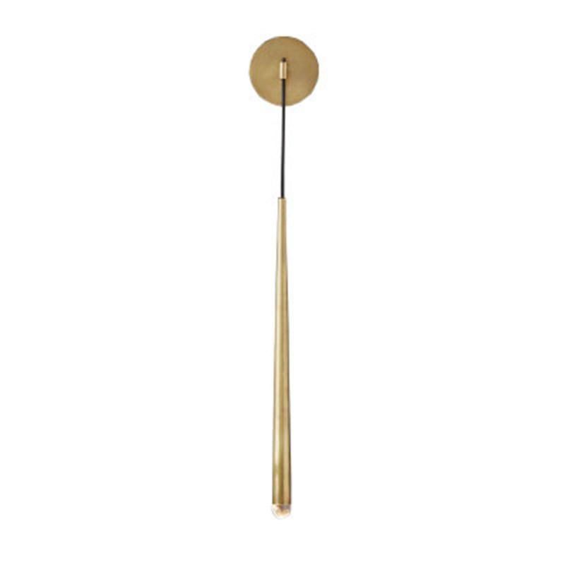 Minimalist Gold Mteal LED Wall Lamp Creative Parlor Bedroom Wall Lamp (WH-OR-48)