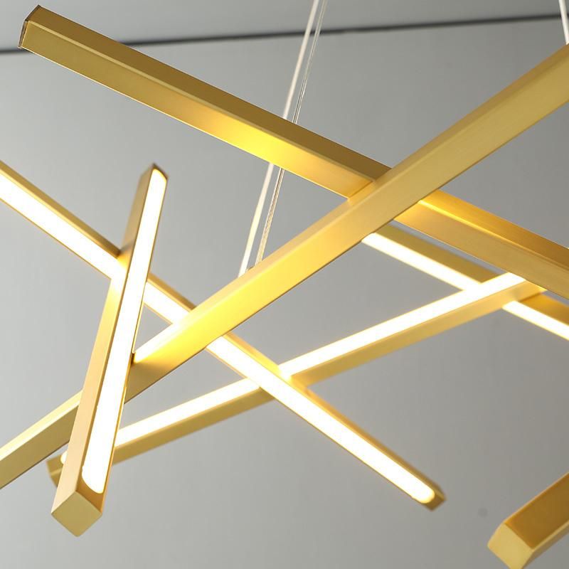 Geometric Branch Design Modern Style Chandelier Hotel Lobby Pendant Lamp