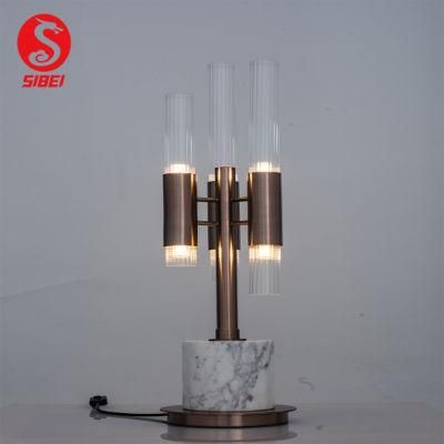 Tube LED Desk Lamp Hotel Bedroom Bedside Modern Table Lamp