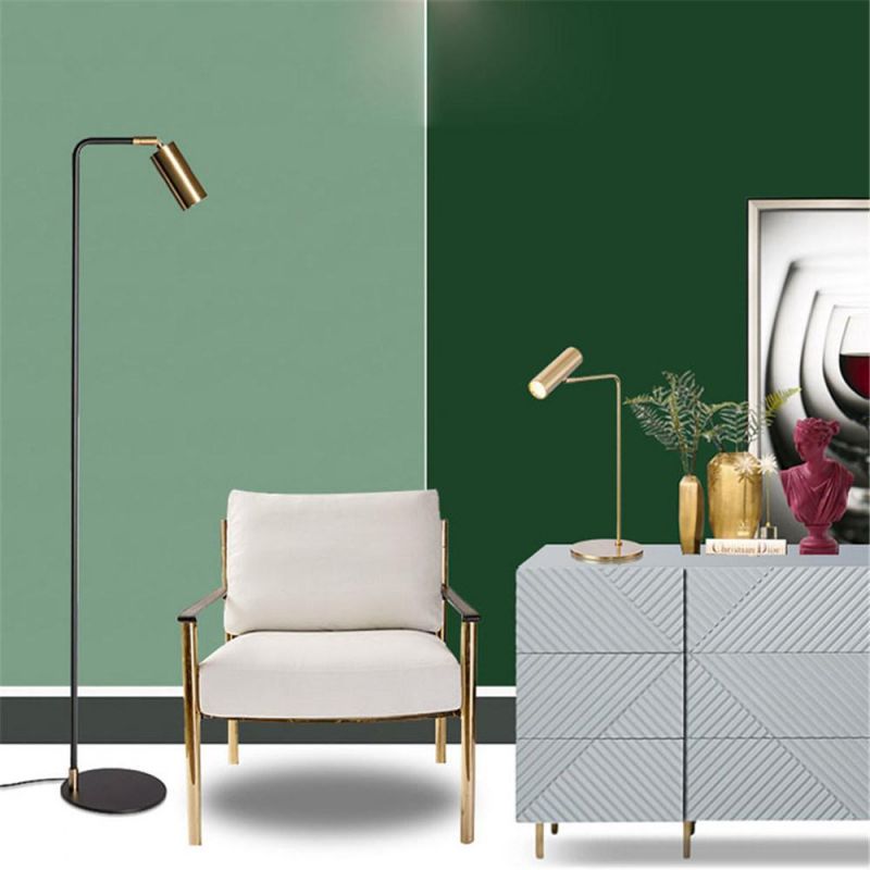 Home Standing Lighting Iron Adjustable Floor Reading Lamps
