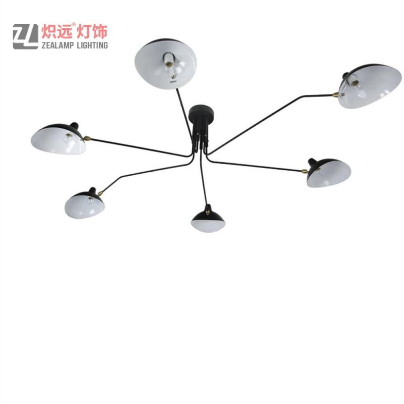 Iron Chandelier Light Hanging Indoor Pendant Lighting for Restaurant