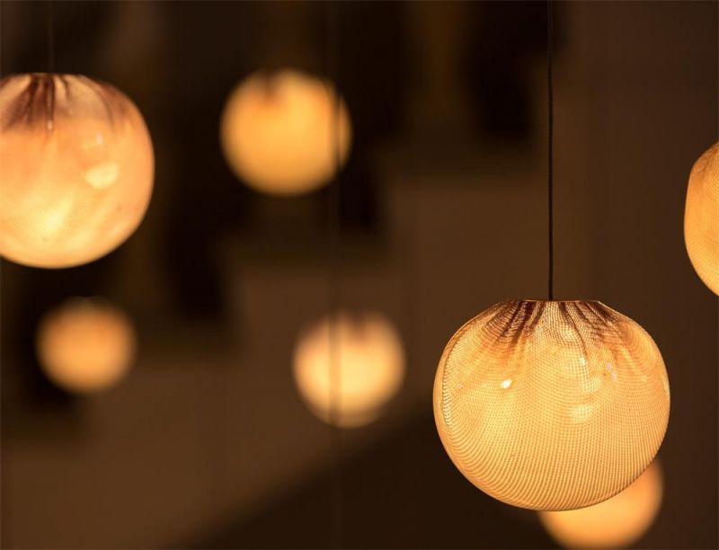 2022 Modern Simple Antique Indoor Decor Glass Ball Pendant Light