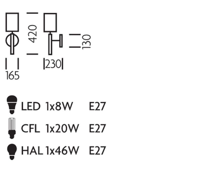 North America Europe Popular Modern Design Indoor LED Wall Light