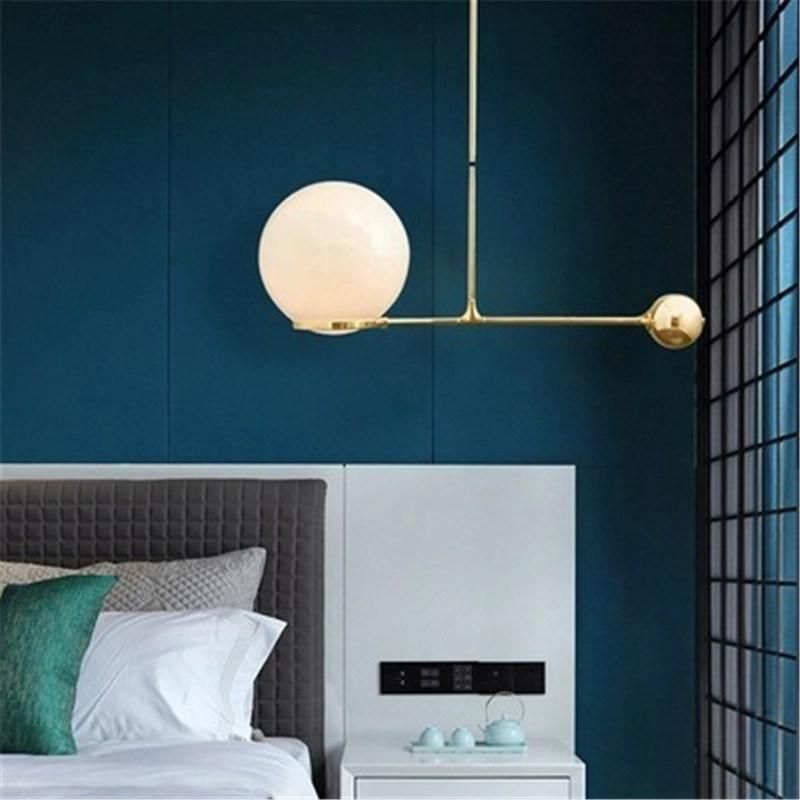 Nordic Art Magic Bean Ball Pendant Light Minimalist Design Living Room Restaurant Bar LED Pendant Light (WH-AP-174)