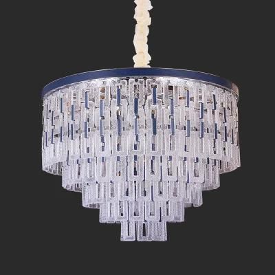 ETL cETL Approved Art Lighting Chrome Aluminum Pendant Contemporary LED Lights Modern Decoration Home Chandeliers