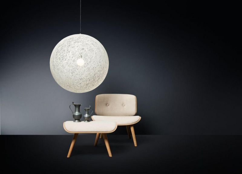 European Nordic Simple Colorful Round Hanging Lamp Dining Room Decorative Handmade Industrial Style Creative Sphere Chandelier Coffee Shop Bar