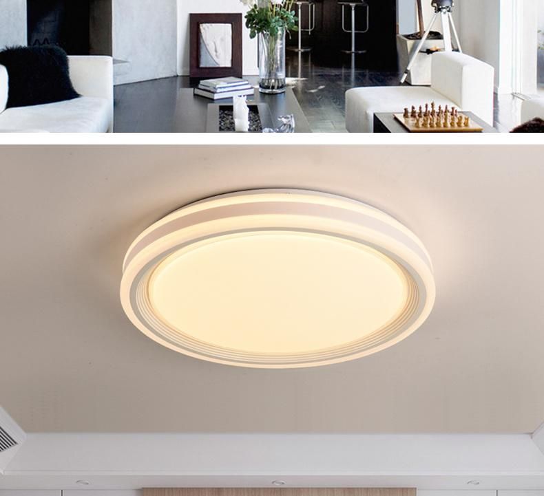 72W Fashion Round Double Color Livingroom LED Pendant Ceiling Decoration Lighting