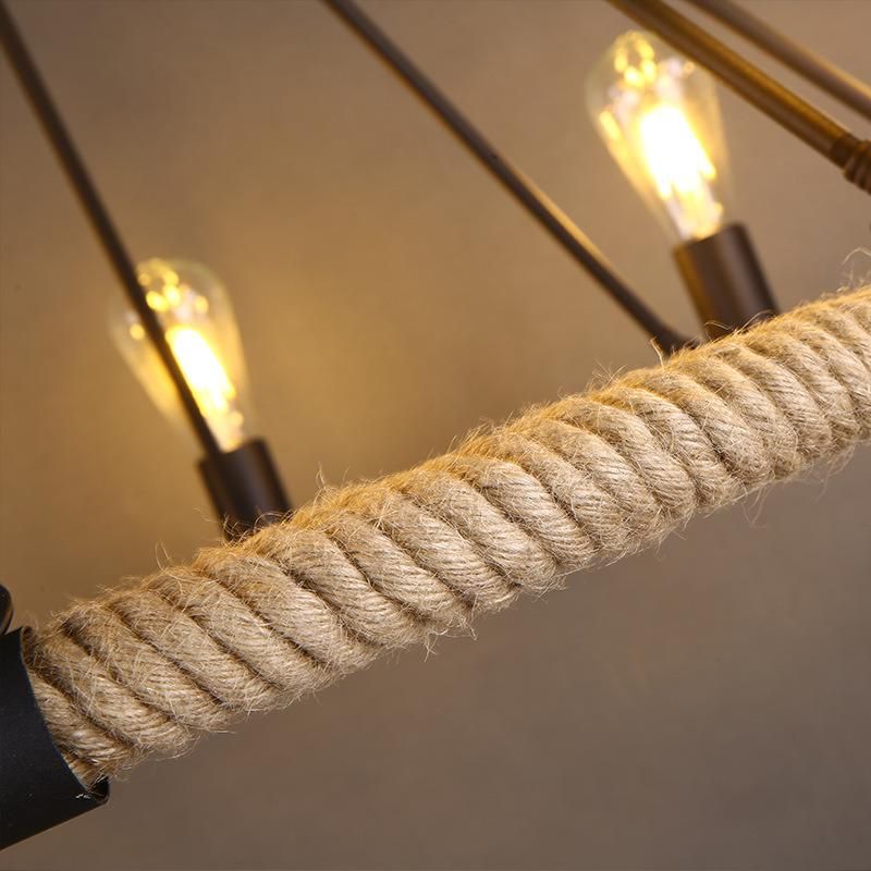 Loft Rattan Pendant Light for Kitchen Bedroom Dining Room Lighting Fixtures (WH-VP-12)
