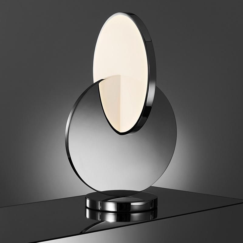 Disc Shade Creative Design Table Lamp Reading Light Nightstand Lamp