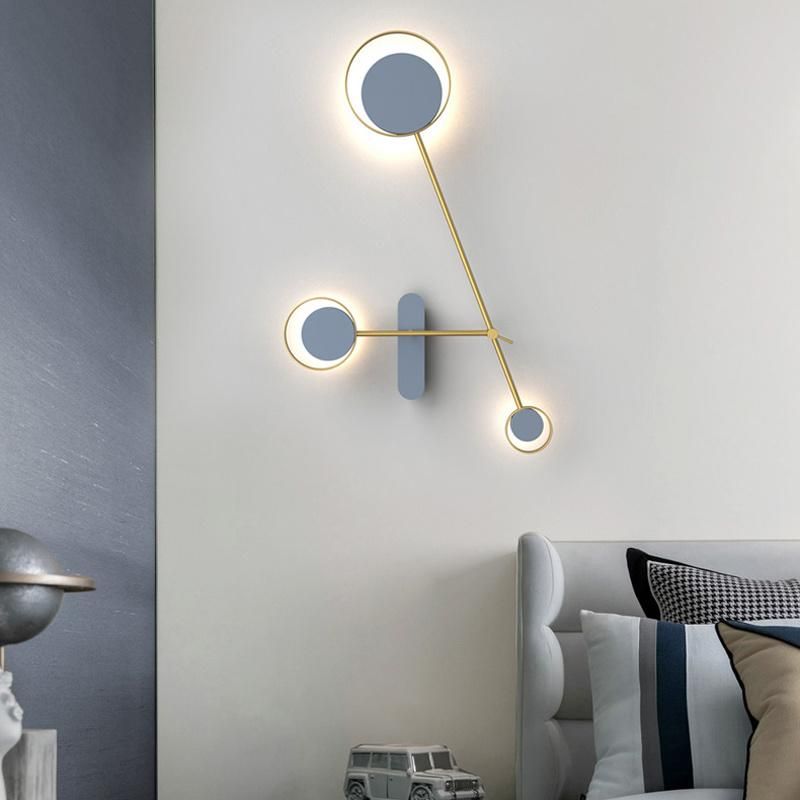 Living Room Light Modern Simple Creative Art Staircase Corridor Background Wall Light