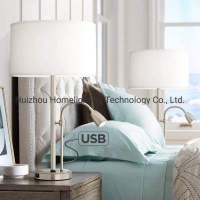 Jlt-9427 USB Charging Table Lamp with Gooseneck LED Side Lamp