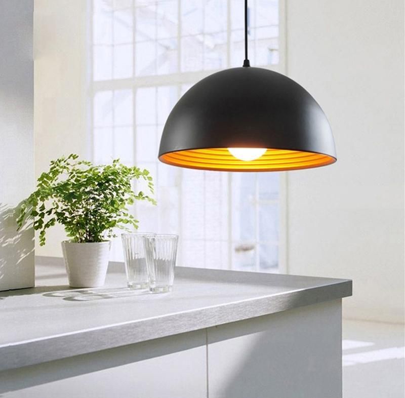 Loft Industrial Vintage Lamp Shape Chandelier Black White Hanging Lamp Lighting (WH-VP-128)