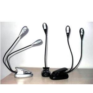 2 LED Book Lamp with Clip, 2 LED Desk Lamp with Clip