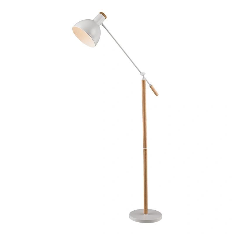 Nordic Floor Lamp Light Switch Modern White Standing Light Living Room Floor Lamp (WH-WFL-12)