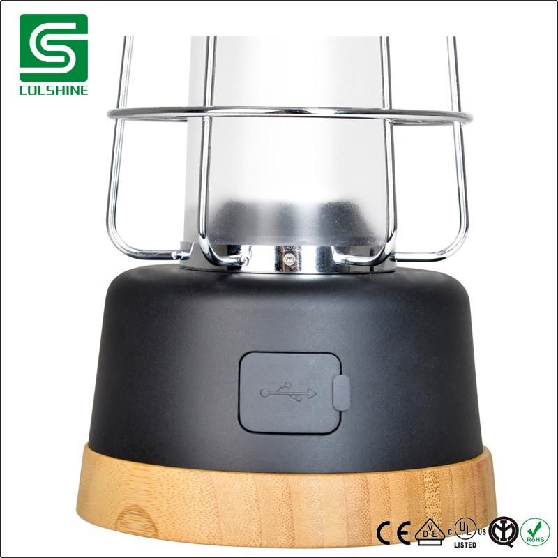 Old Style Decorative Table Lamp Lantern with USB