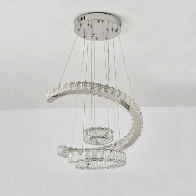 Modern European Luxury Crystal Chandelier Lighting for Bedroom
