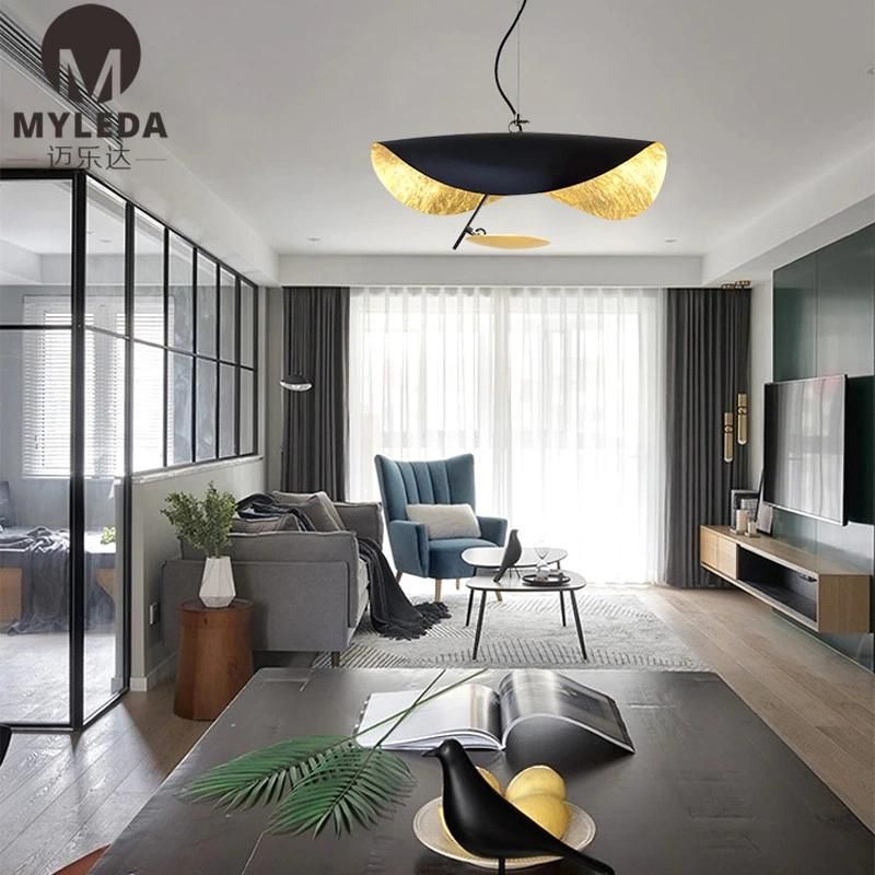 Modern Metal Pendant Lamp LED Hotel Chandelier Lamp