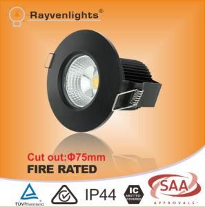 White/ Black IP65 7W Fire Rated LED COB Downlight