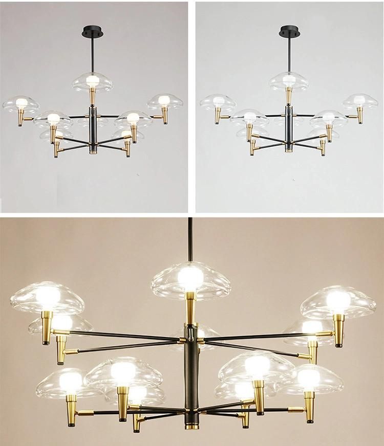 Mushroom Hanging Lamp in Living Room Modern Simple Bedroom Dining Room Lamp
