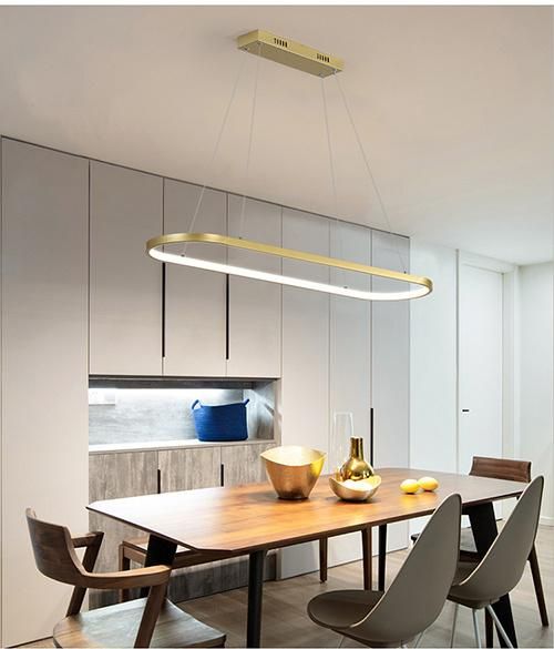 Modern Lighting Pendant Light LED Aluminum Black Color for Home Hanging Lamp