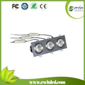 3*10W Square LED Downlight with CE RoHS