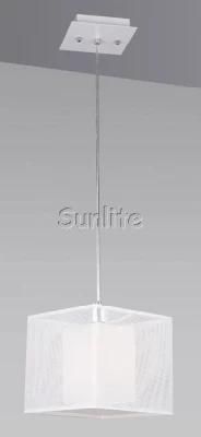 Modern Square White Pendant Lamp (PD-1301-1)