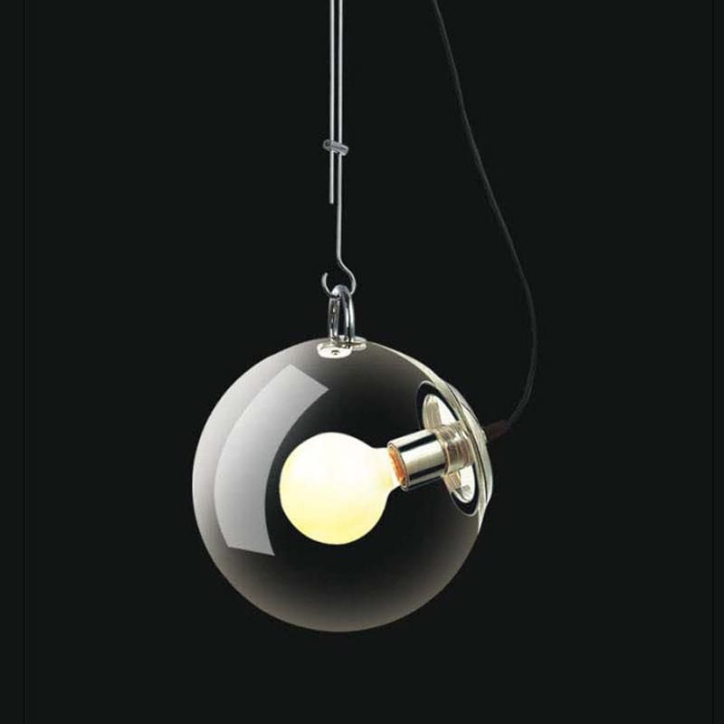 Gallery Glass Ball Pendant Lamp for Indoor Home Kitchen Dining Room Hanging Light (WH-GP-10)