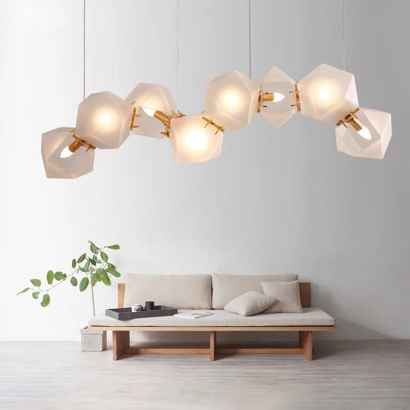 Modern Glass LED Project Home Decorative Chandelier